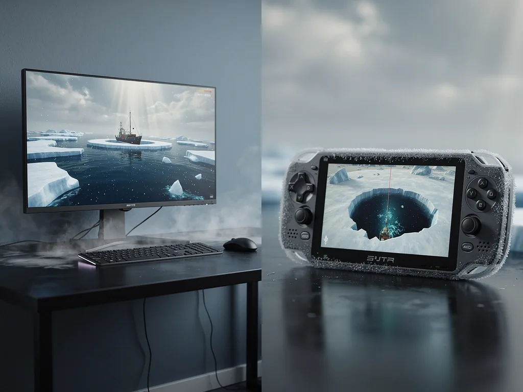 Arctic Fishing Simulation Platforms